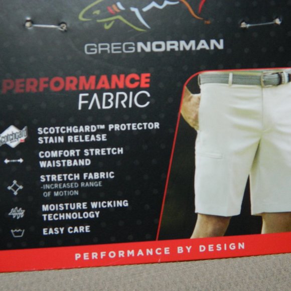 Greg Norman Moisture Wicking Performance Golf Shorts Size 38 (G-29) - Picture 4 of 4